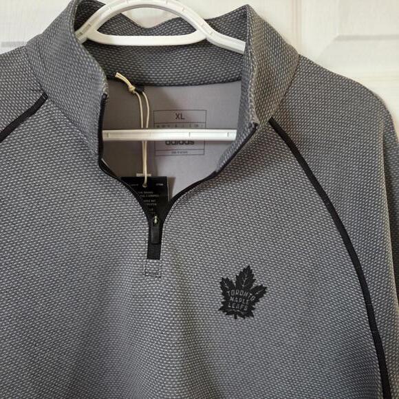 Adidas Maple Leaf Fans - Get Ready for Round 2 Ladies 1/4 Zip‎ Jacket - Large - Picture 2 of 6